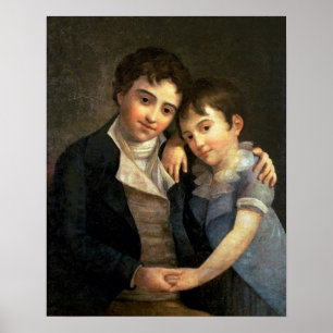 Póster Retrato de Karl Thomas y Franz Xaver