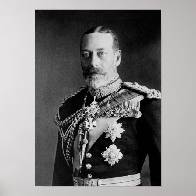 Póster Retrato de King George - 1923 (Frente)
