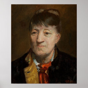 Póster Retrato de Kitt noruego