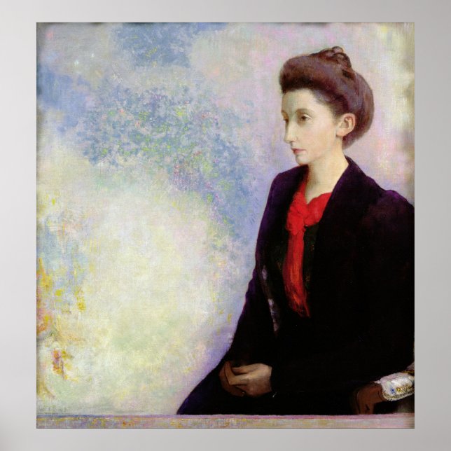 Póster Retrato de la baronesa Robert de Domecy, 1900 (Frente)