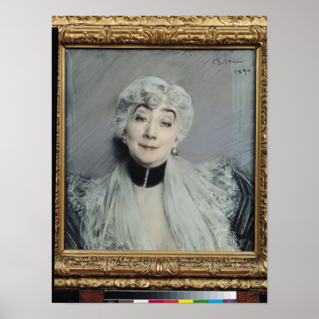 Póster Retrato de la condesa de Martel de Janville (Frente)