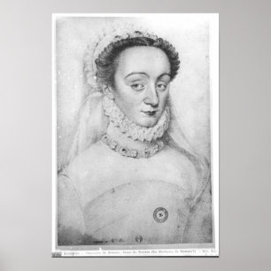Póster Retrato de la dama de Charlotte de Beaune