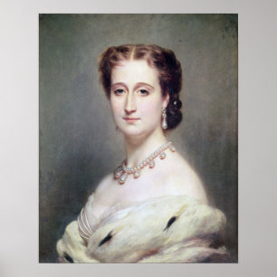 Póster Retrato de la emperatriz Eugenie