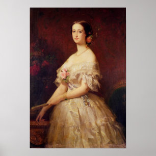 Póster Retrato de la emperatriz Eugenie 1854