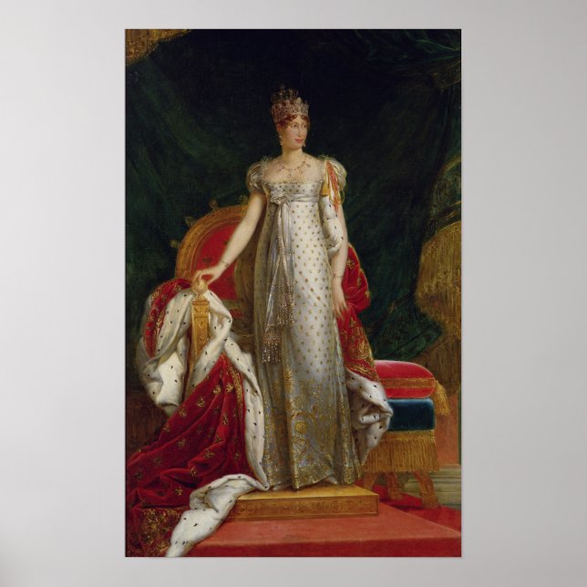 Póster Retrato de la emperatriz Marie Louise de Francia (Frente)
