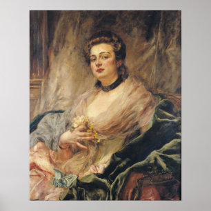 Póster Retrato de la esposa del artista