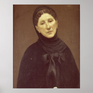 Póster Retrato de la esposa del artista, Madame de Chavan