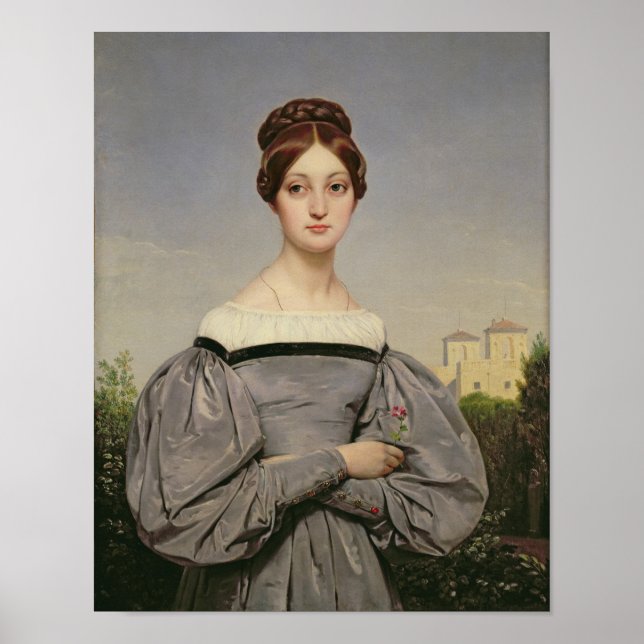Póster Retrato de la hija de Louise Vernet (Frente)