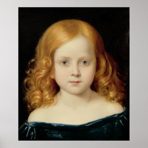 Póster Retrato de la hija del artista