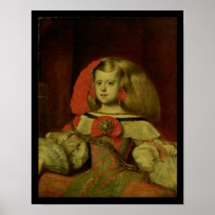 Póster Retrato de la infanta Margarita