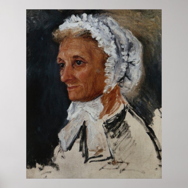 Póster Retrato de la madre Bella Artes de Renoir (Frente)