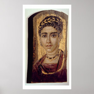 Póster Retrato de la momia de una mujer, de Fayum,