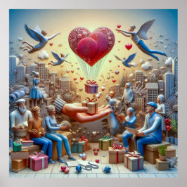 Póster Retrato de la pasión