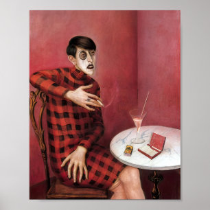 Póster Retrato de la periodista Sylvia Von Harden Otto