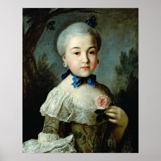Póster Retrato de la princesa Charlotte Sophia (Frente)