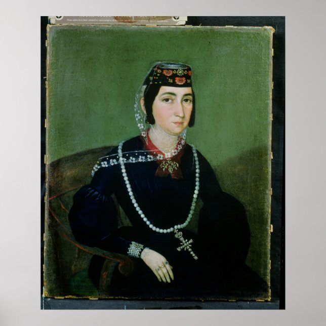 Póster Retrato de la princesa Salome Chavchavadze (Frente)