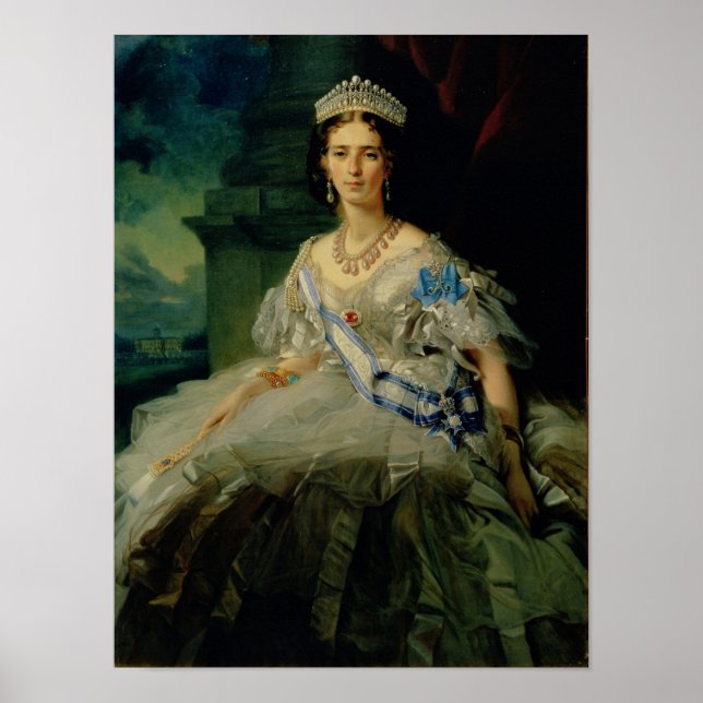 Póster Retrato de la princesa Tatiana Alexanrovna (Frente)