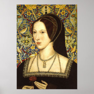 Póster Retrato de la reina Ana Bolena