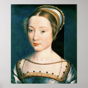 Póster Retrato de la reina Claude