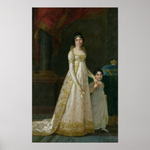 Póster Retrato de la reina del Clary de Marie-Julia de