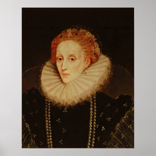Póster Retrato de la reina Elizabeth I