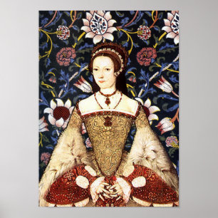 Póster Retrato de la Reina Katherine Parr de Inglaterra