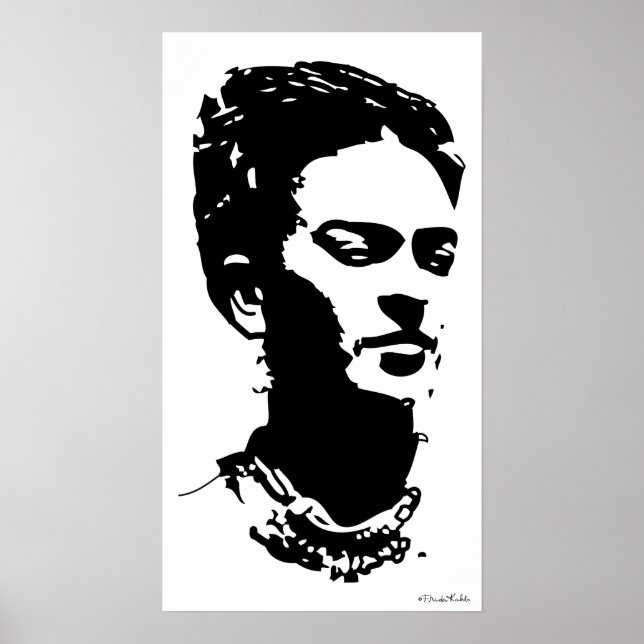 Póster Retrato de la sombra de Frida (Frente)