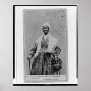Póster Retrato de la verdad de Sojourner