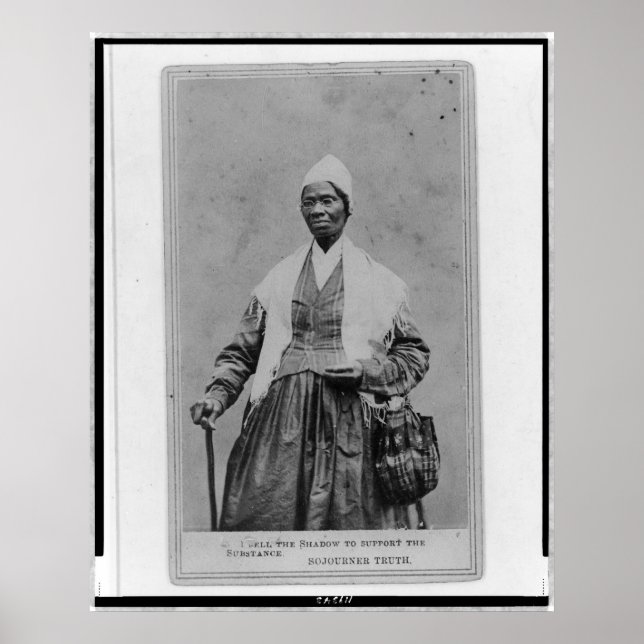 Póster Retrato de la verdad de Sojourner (Frente)