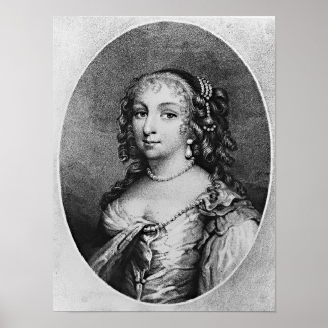 Póster Retrato de Lady Denham (Frente)