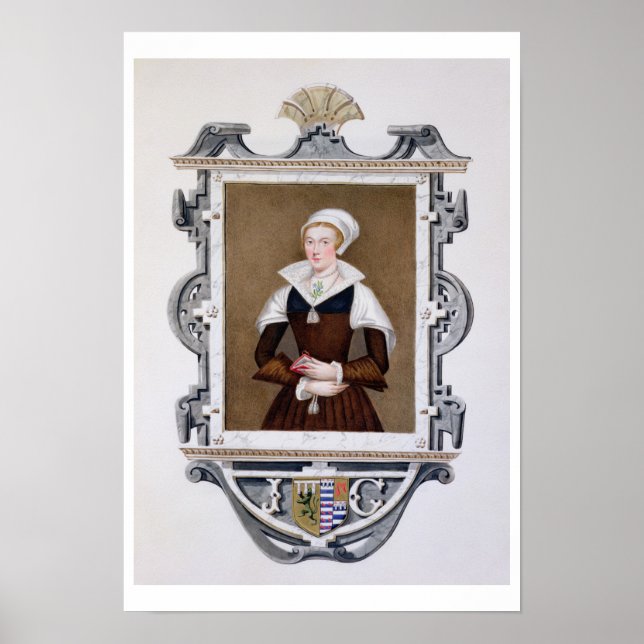 Póster Retrato de Lady Jane Gray (1537-54) 'Nueve días Qu (Frente)