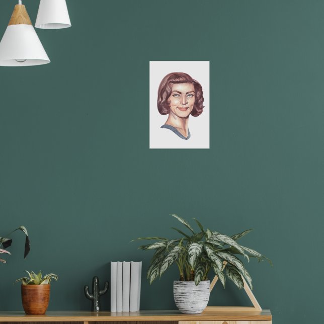 Póster Retrato de Lauren Bacall (Salón 1)
