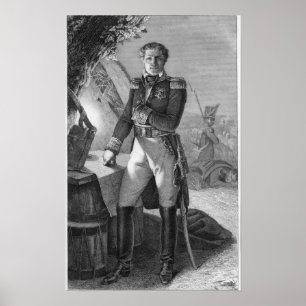 Póster Retrato de Laurent de Gouvion Saint-Cyr