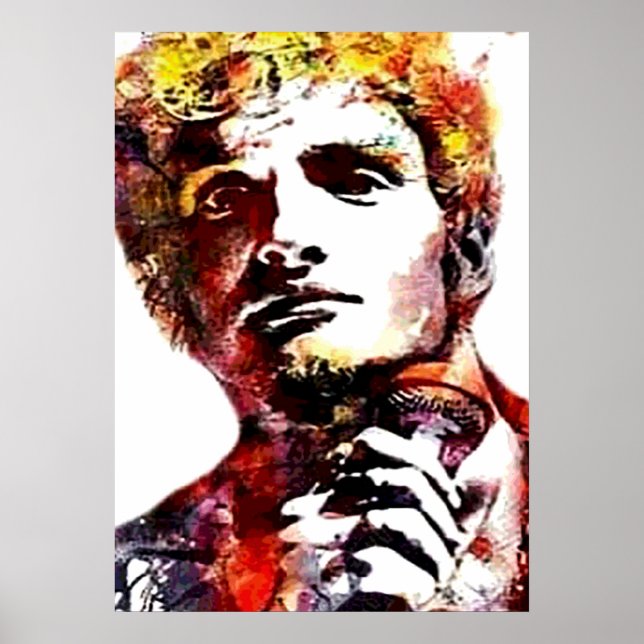 Póster Retrato de Layne Staley (Frente)