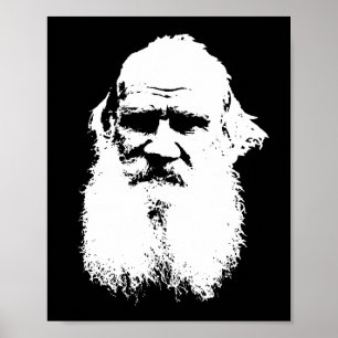Póster Retrato de Leo Tolstoy