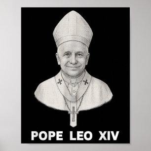 Póster Retrato de Leo Xiv