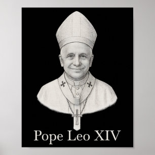 Póster Retrato de Leo Xiv