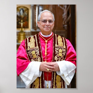 Póster Retrato de León XIV