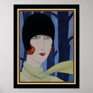 Póster "Retrato de Lili" en Art Deco de Gerda Wegener