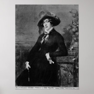 Póster Retrato de Lola Montez, 1844