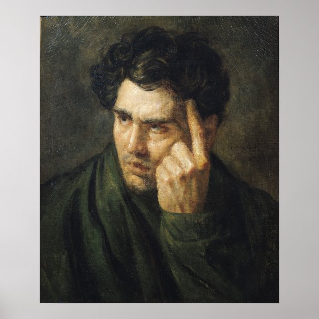 Póster Retrato de Lord Byron (Frente)