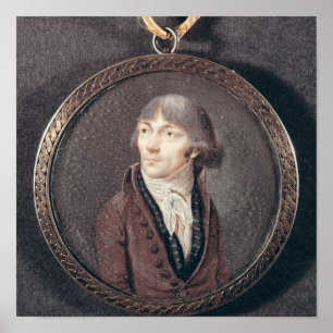 Póster Retrato de los d'Herbois de Jean-Marie Collot