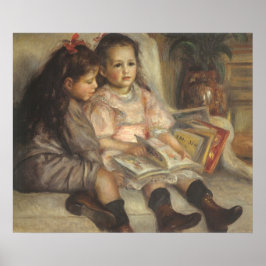 Póster Retrato de los niños Caillebotte por Pierre Renoir