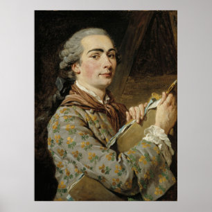 Póster Retrato de Louis-Jean Self
