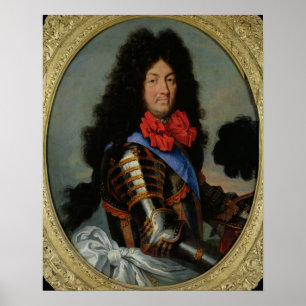 Póster Retrato de Louis XIV