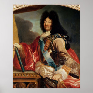 Póster Retrato de Louis XIV