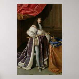 Póster Retrato de Louis XIV 2