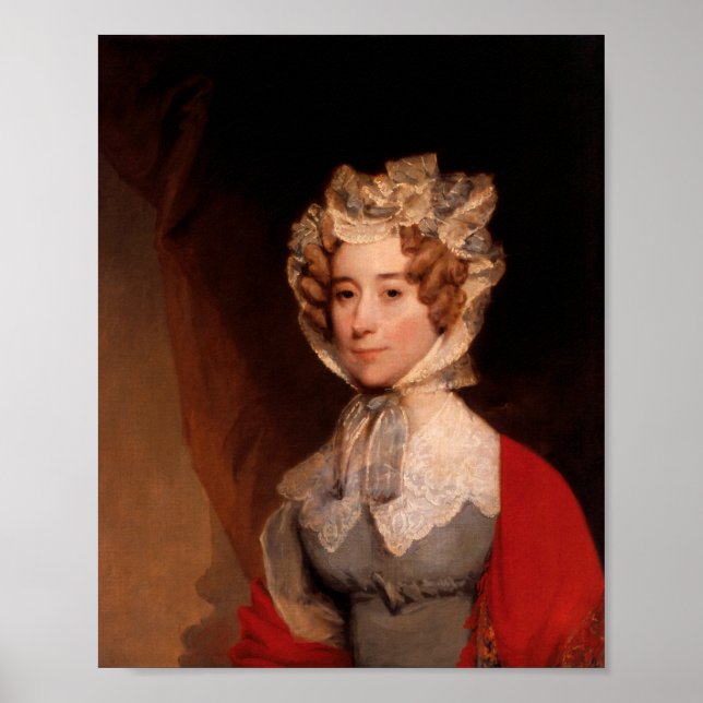 Póster Retrato de Louisa Adams (Frente)