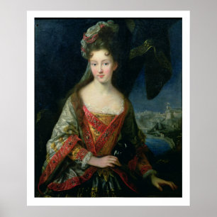 Póster Retrato de Louise-Hippolyte (1687-1731), Princesa