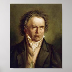 Póster Retrato de Ludwig Van Beethoven